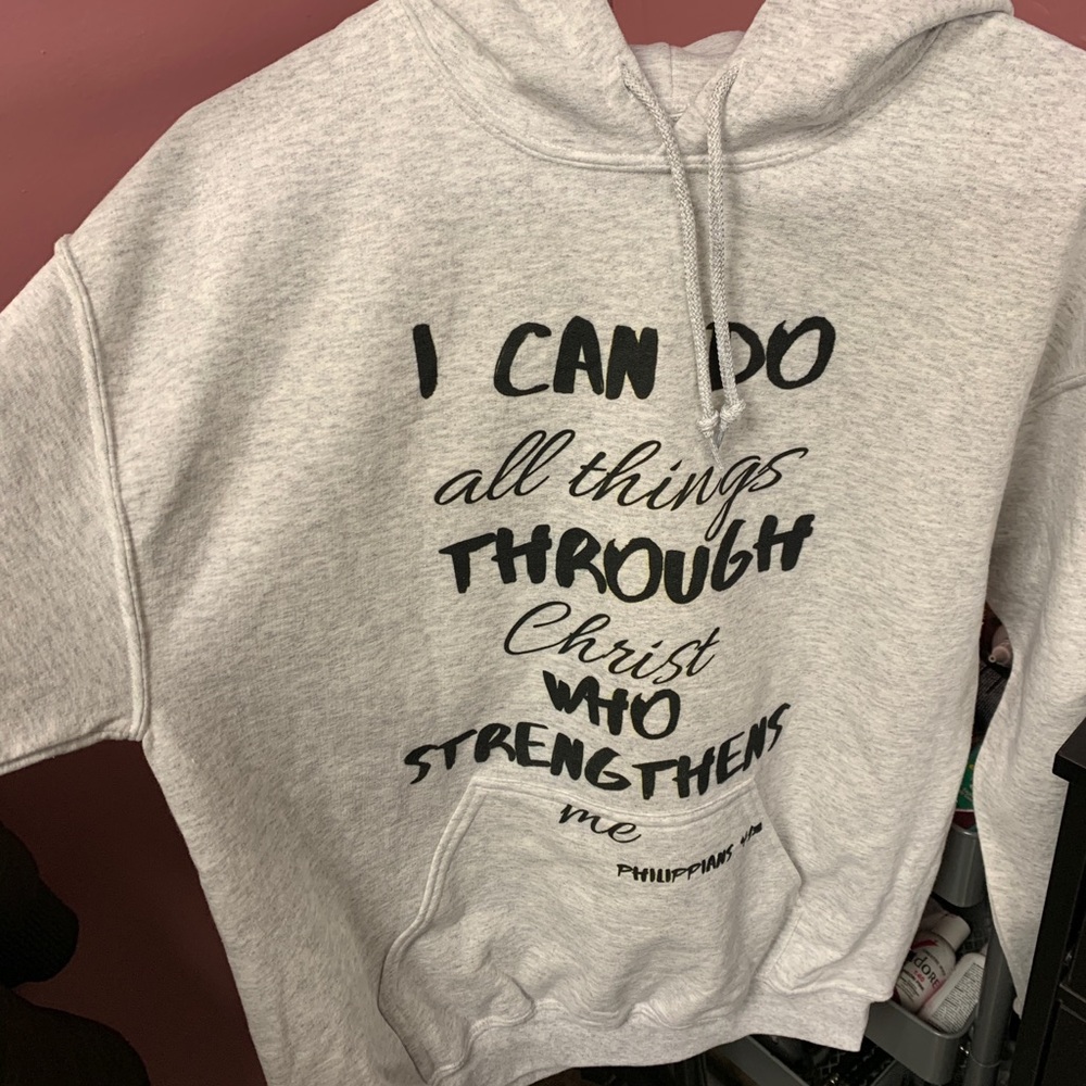 Sweatshirts and tee shirts